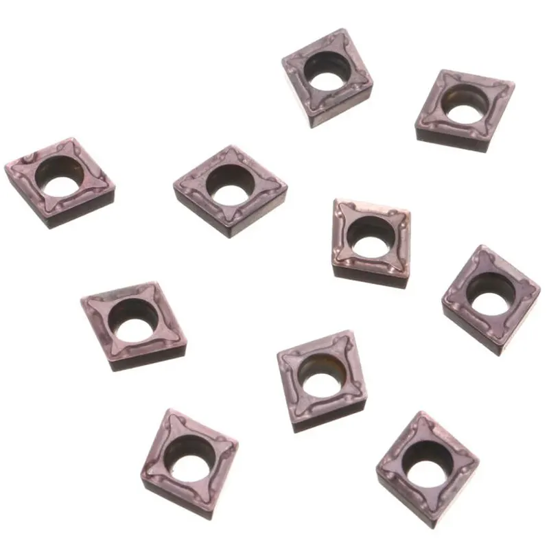 4 Set Of 7/8/10/12Mm Sclcr Lathe Boring Bar Turning Tool Holder+10Pcs Ccmt 0602 Carbide Insert Blades for Lathe Turning Machine