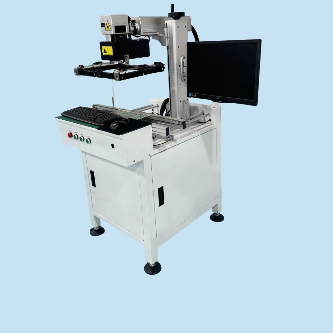Hot Sale 5w desktop ccd camera visual positioning uv laser marking machine