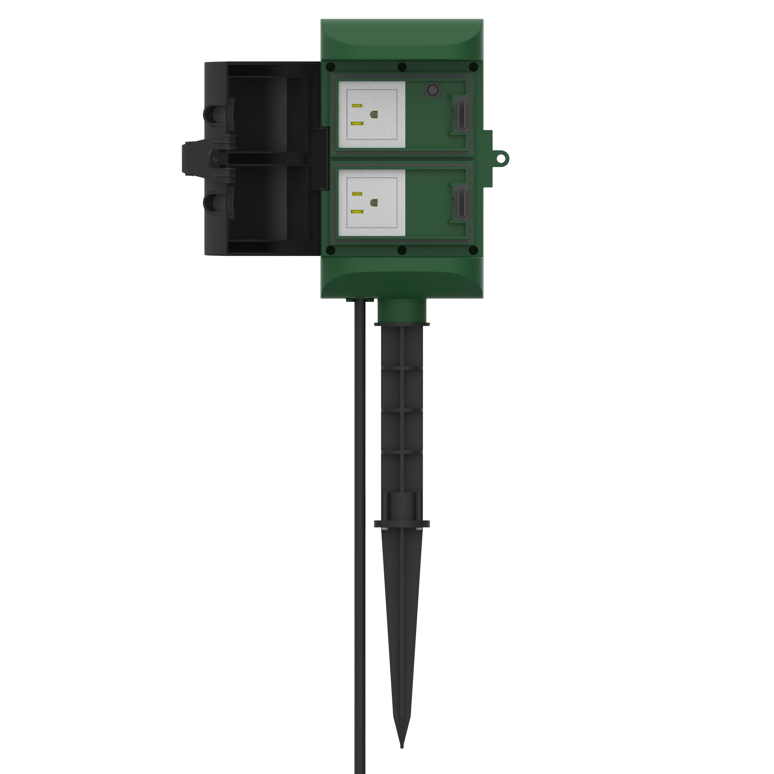 Super September New double america waterproof dc socket work with amazon alexa echo dot 4 smart power socket