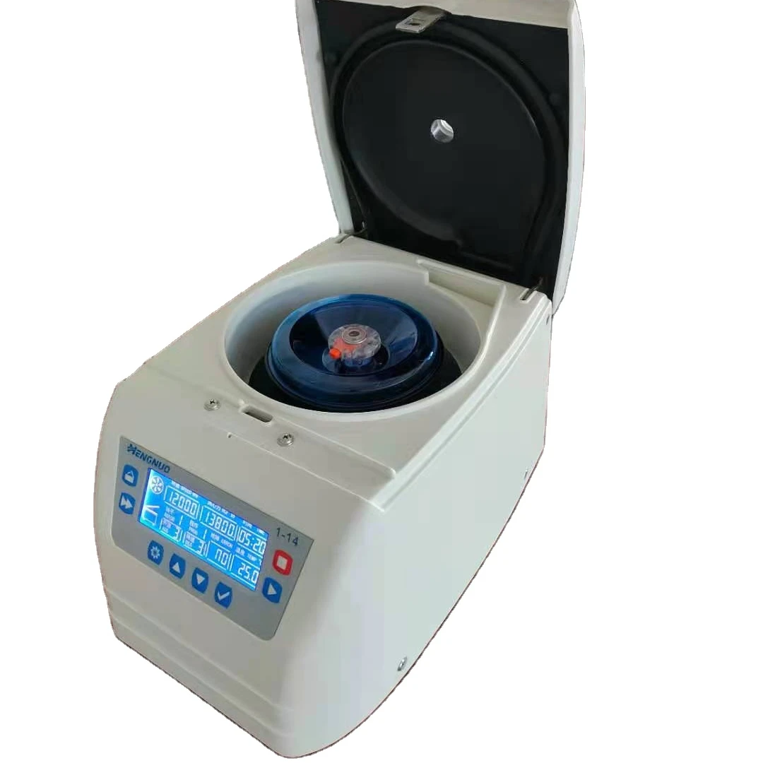 The latest design LCD large display screen instantaneous centrifugal function portable laboratory centrifuge Machine