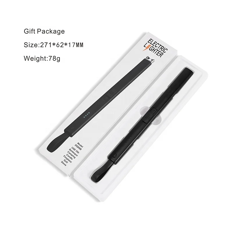 Factory Single Arc Rechargeable Candle Lighter with Battery Indicator