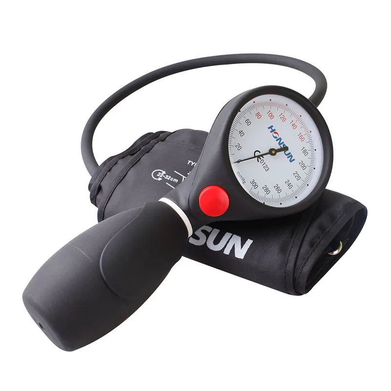 HONSUN HS-201T Portable Manual Aneroid Sphygmomanometer Palm Type Available for Hospital or Home Use.