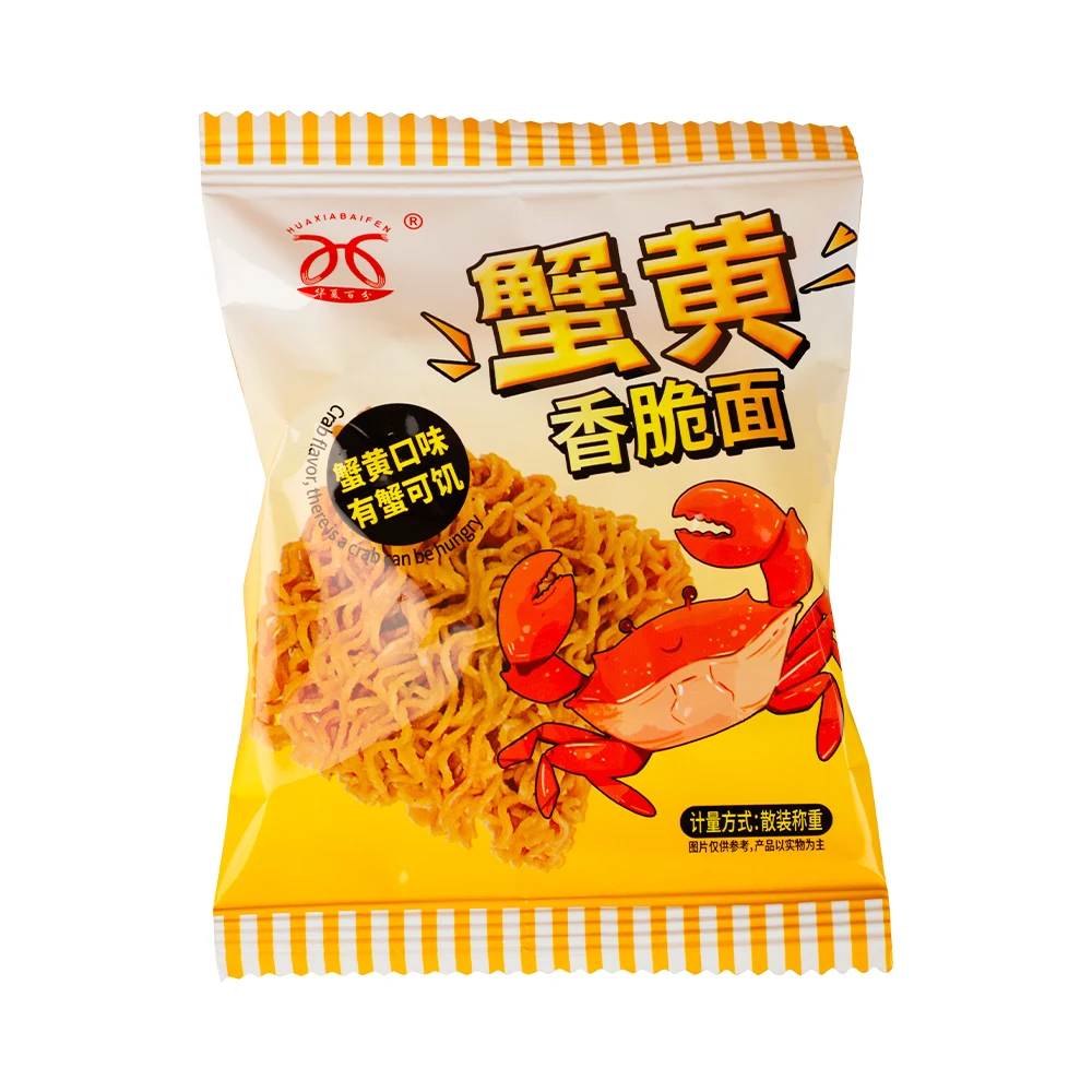 Delicious Crispy Chinese Style Bread Instant Noodles with Fragrant Spiciness Handmade from Wheat Flour Packaged in Bulk Boxes