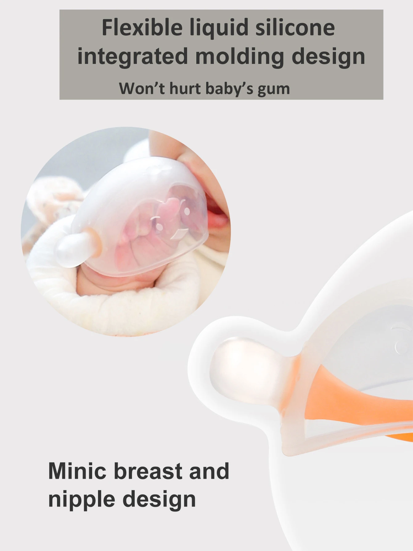 Food Grade Silicone Infant Penguin Teethering Gloves Soft Safety UV Kids Toddler Teething Teether Toy