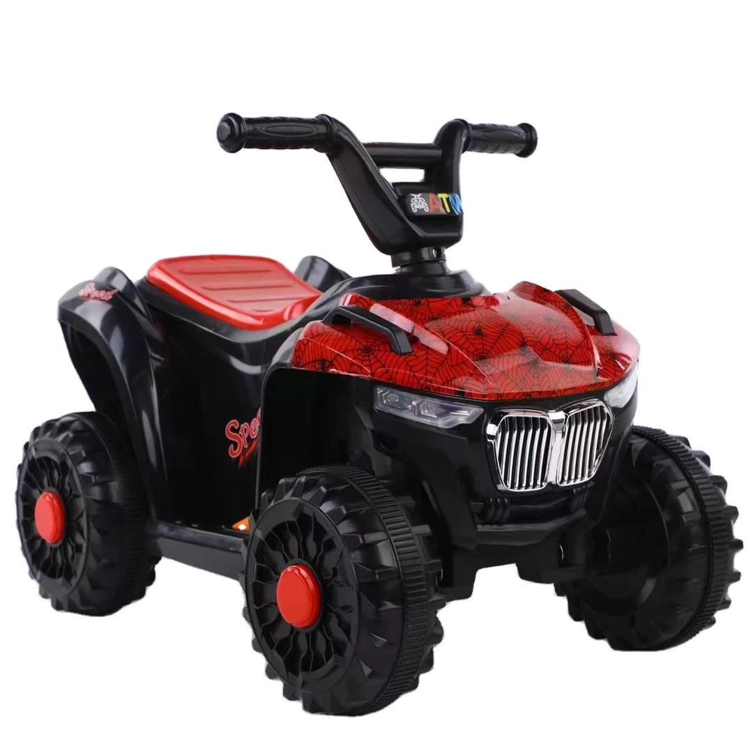 Kids Ride-On Electric Atv 4-Wheeler Car Toy  Max Speed Tires Girls And Boys Four Wheels