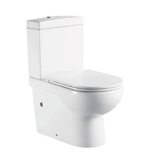 Bathroom WC Two Piece Toilet Floor Mounted  Wash Ceramic Toilet With Angle Valve And Hose