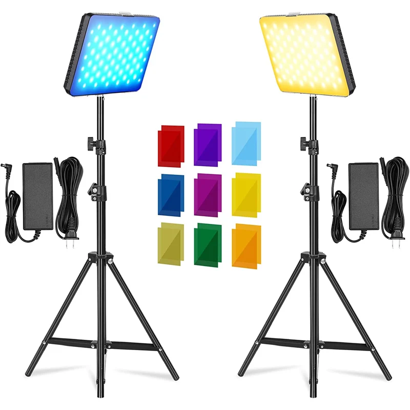 Sutefoto T176 3200-5500K 26W USB LED Video Studio Panel Light Kit photographic lighting for Photo/Video Shooting
