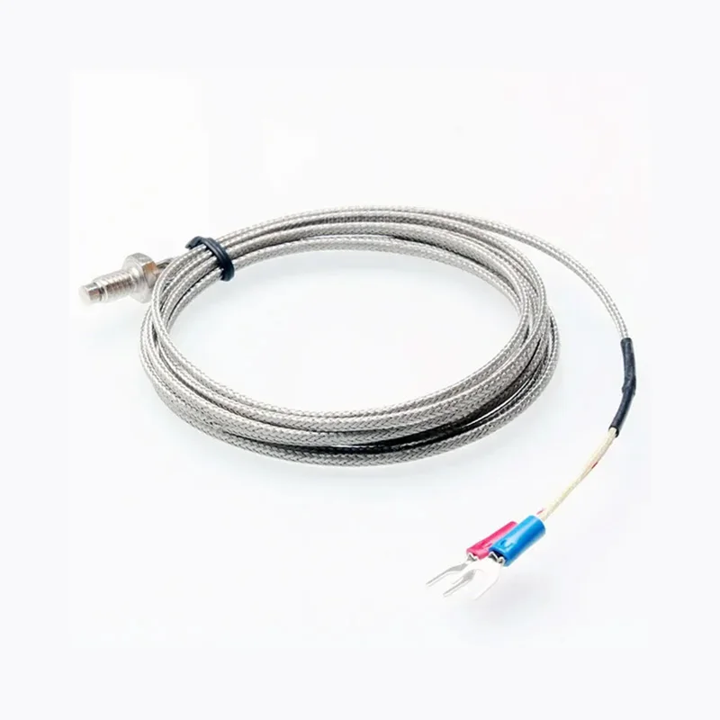 Focusens Custom k type npt thermocouple chromel alumel yellow and red EGT temperature sensor for furnaces