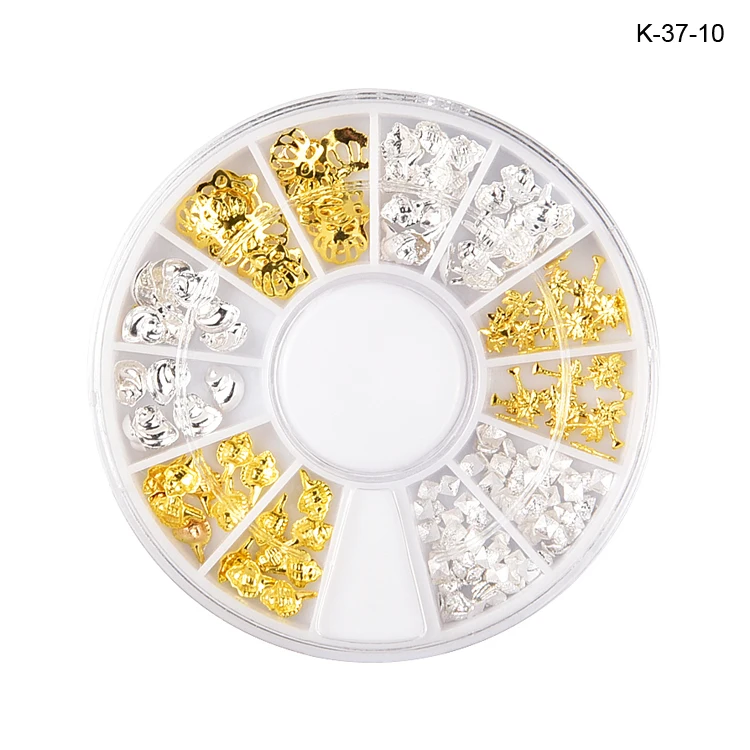 11 styles crystal rhinestones metal 3d nail art new style decoration 2023 nail art