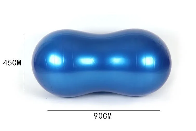 Customize New Design Good inflatable peanut Pilates Fitness Exercise Peanut Oval Yoga Ball