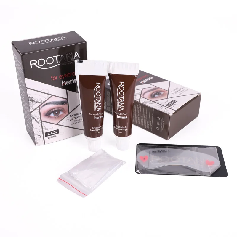 Lash Tint Brow Dye Roorana Indian Hot Eyebrow Salon Supplies Gel Eyebrows Hena Kit