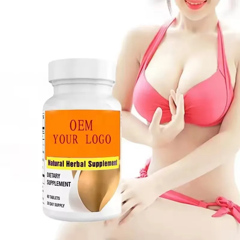 Oem/odm/obm Natural Beautiful Green Organic Breast Tight Capsule Breast Hormone Pills Women Use Breast Enlargement Pills
