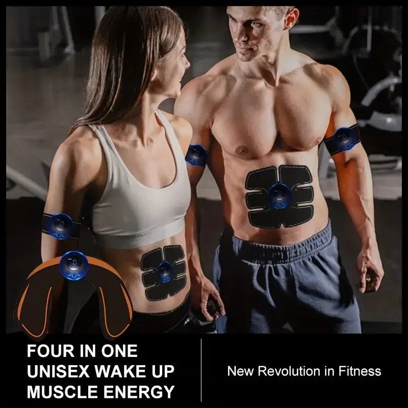 Full Body Toning Device Abdominal training Gym Abs Muscle Stimulator ems body massager