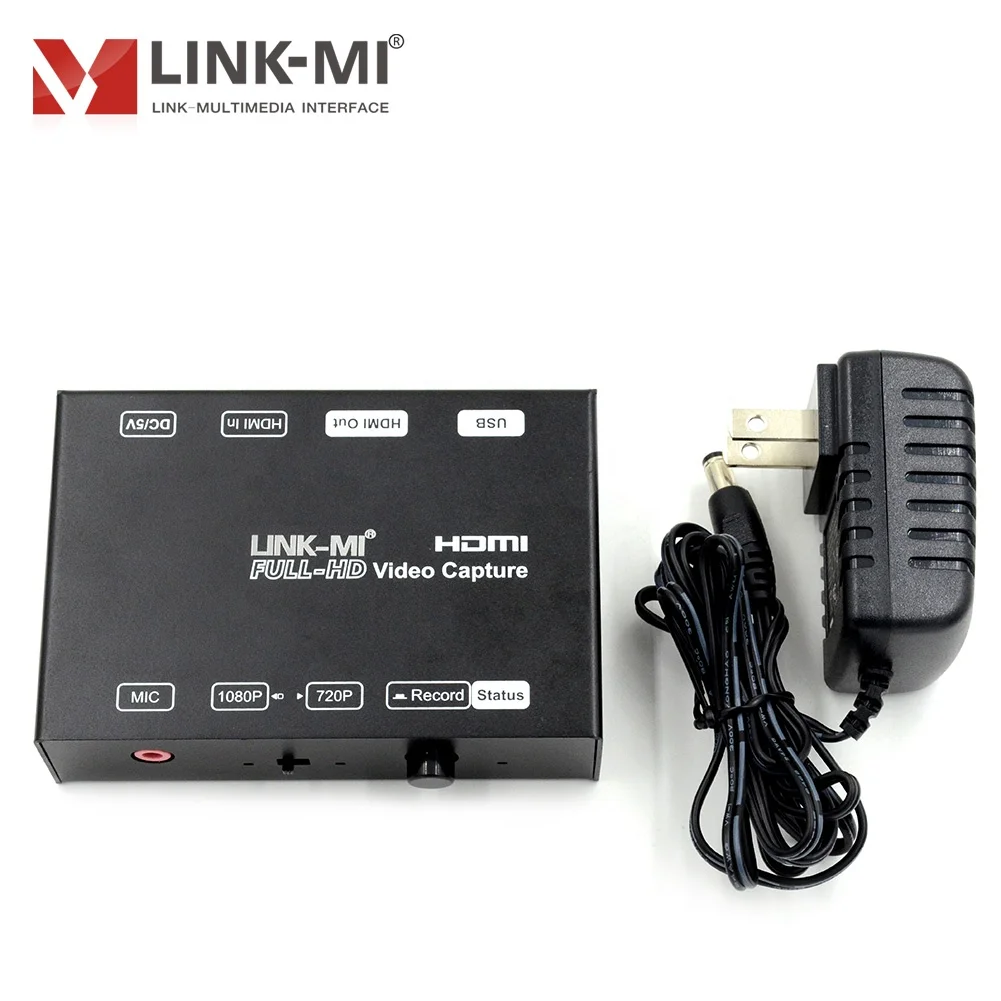  Full HD 1080P видеоигра захват H.264 кодировщик HDMI к USB видео