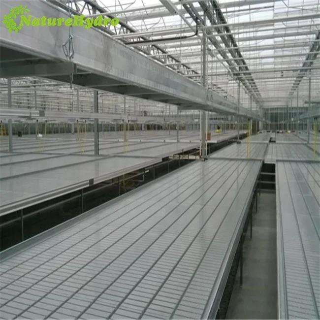 Hydroponic Customize Rolling Grow Tray Bench