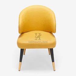 Classic Designer Furniture Hotel Home Velvet Square Soft Dining Chair For Dining Room