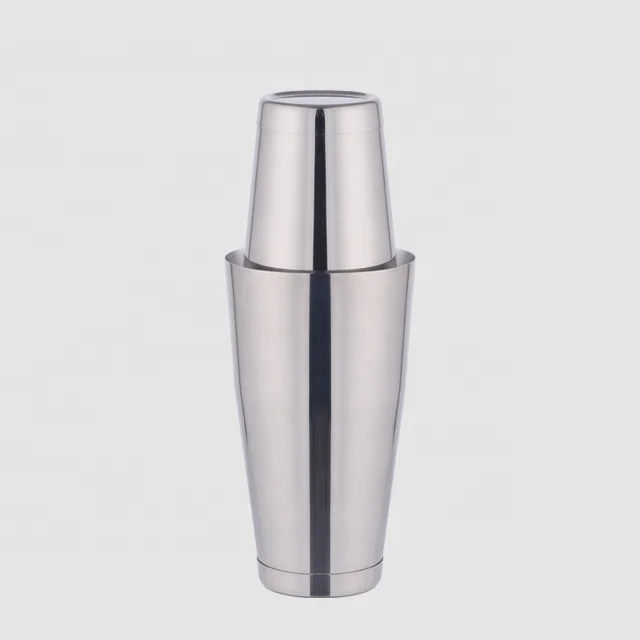
Factory Direct 800ml boston stainless steel cocktail shakers top pieces 28 oz 