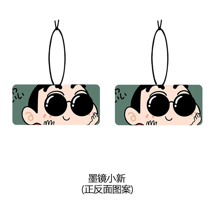Wholesale Custom Logo Printed Many Scents Anime Hanging Paper Perfume Pendants Cute Car Air Freshener