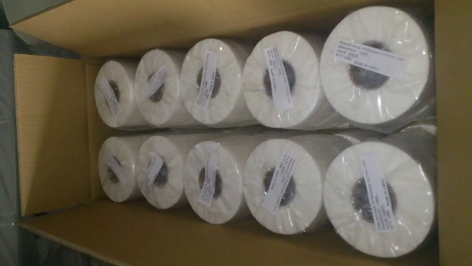 Wholesale 0.075mm 30cm 60cm 120cm Width textile Roll PET film DTF Transfer Film for Inkjet Printer