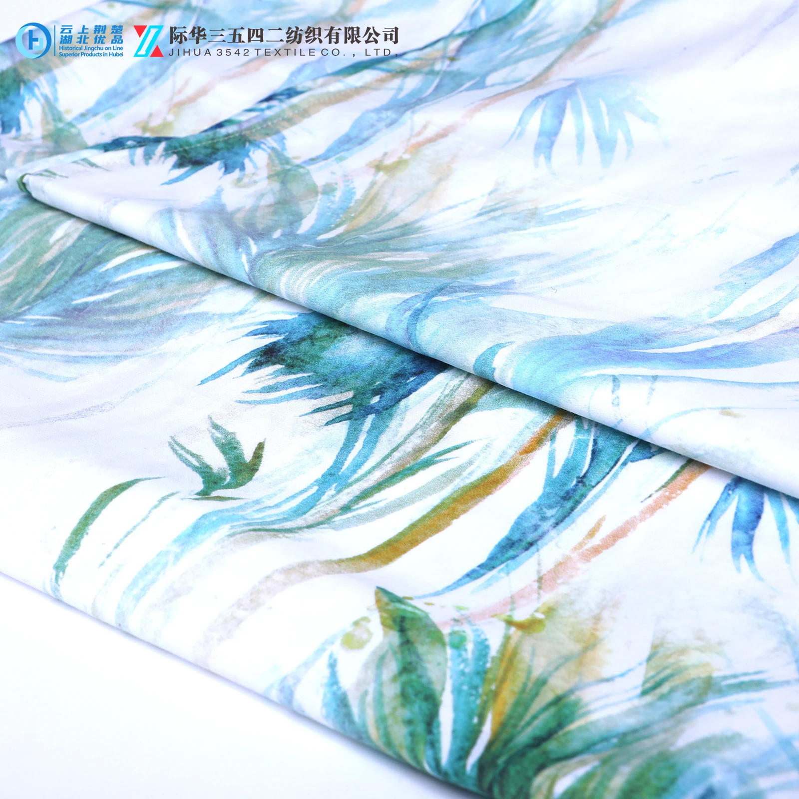 Wholesale Fresh Elegant Customized Hotel Usge Flower Style Printed Curtain