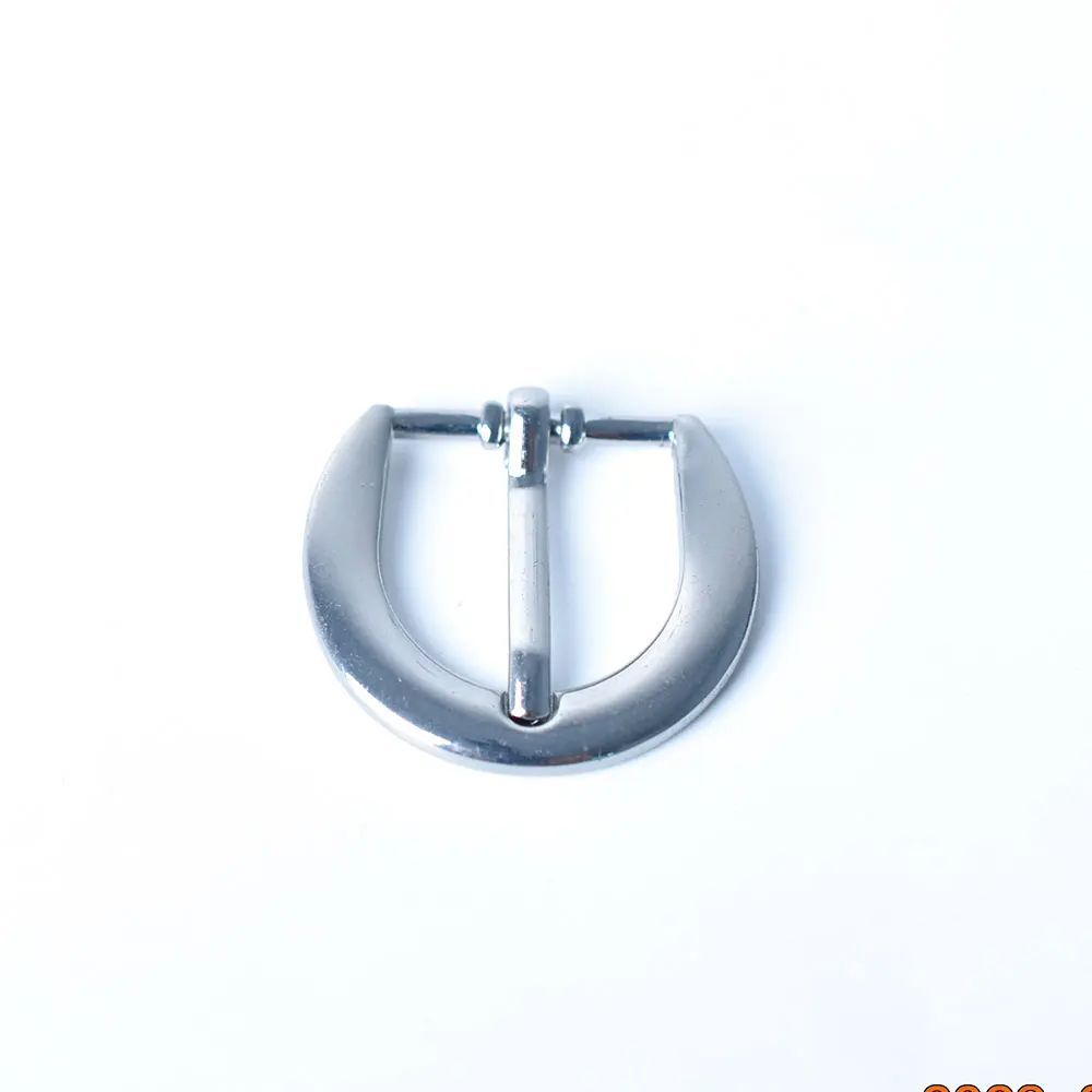 Hot Sale 5/8 Inch Nickel Plated Finish Dee Half Belt Buckle for 5/8 Inch