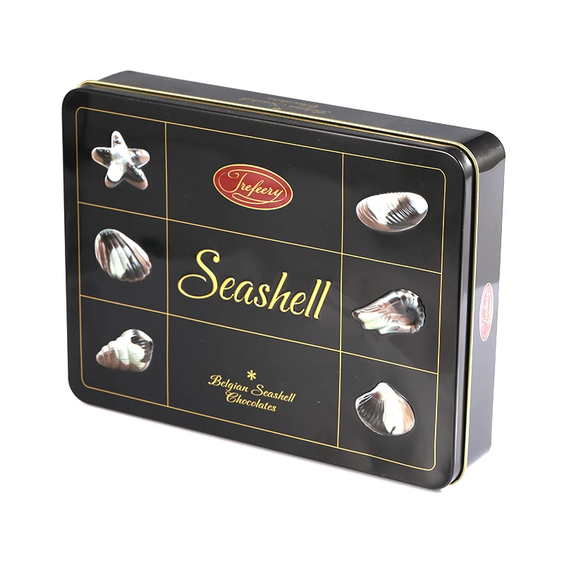 High Quality Recipe Tin Box With 4*6inches Cards And 12 Dividers Storage Box