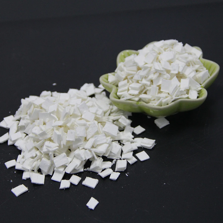 Flake Cellulose fiber wood fibre for concrete reinforcement