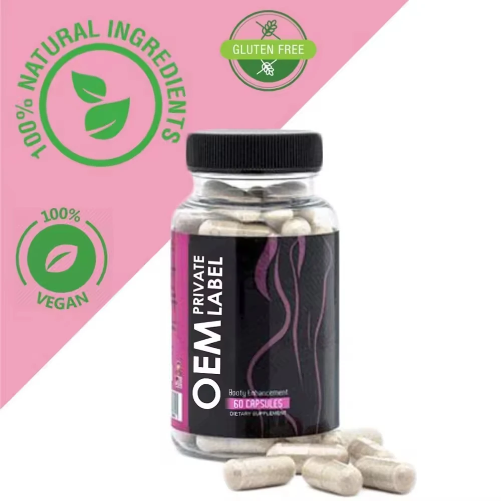 Buttock Enhancement Pills Hip Enlargement Maca Big Butt Pills Capsules Private Label Hip Lifting Herbal Supplement Buttock OEM