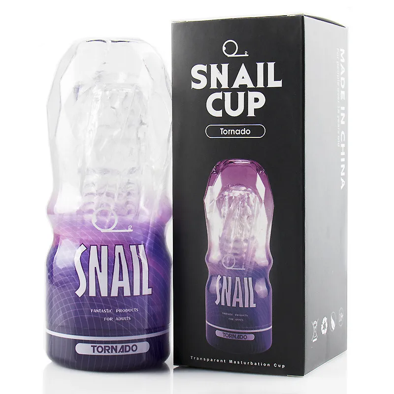 Big Ass Doll Sex Toys For Men Snail Transparent Aircraft Cup Pussy Masturbation Adult Sex Products Toys Male Penile Exercise Dev 17