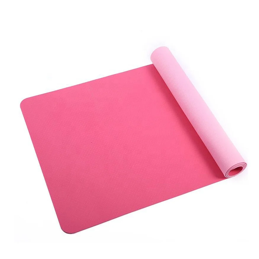 CHENHONG Custom Gym Organic Best Exercise Yoga mat Fitness Folding Gymnastics Logo Pilates  Yogamat Eco Friendly Yoga mat tpe