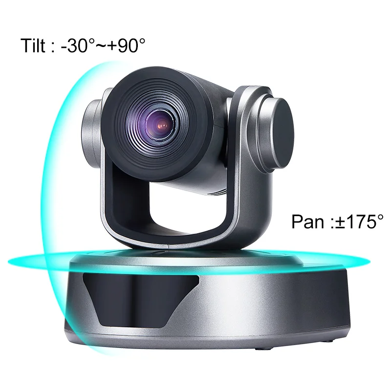 Фабрика профессиональный OEM ODM Китай 1080P HD 3x камера USB Бесплатный драйвер Автоматическая PTZ вращение видео