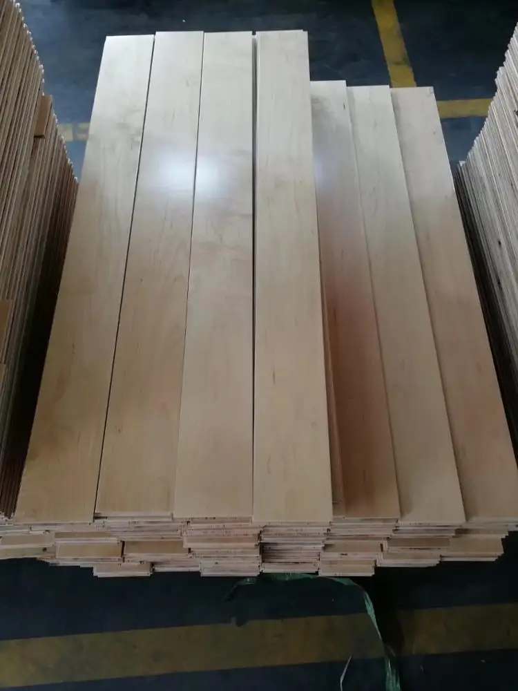 Canadian Maple Natural Color Engineered Wood Flooring Japan Quality Standard