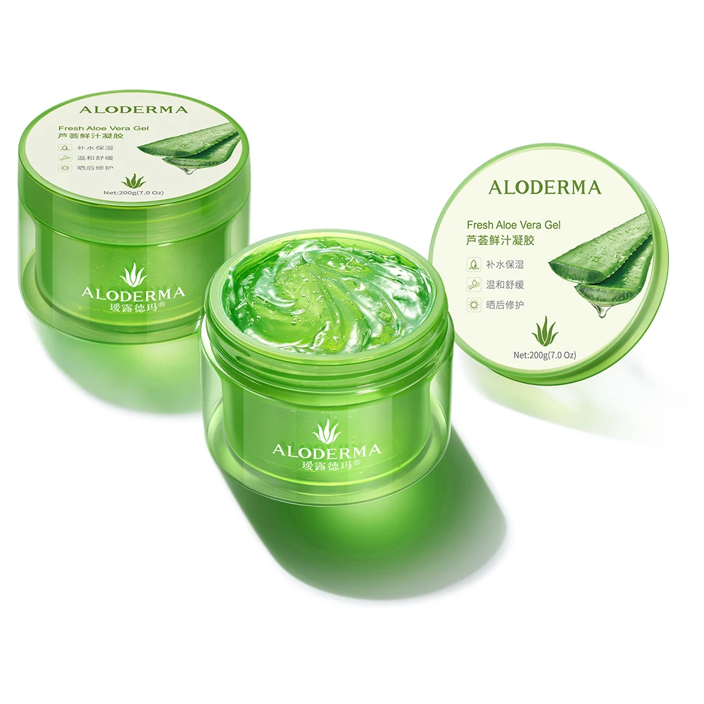 Pure 96%  Natural Aloe  Vera Body  Face Gel Skin Care for All Skin Types, Sensitive Skin, Soothing Aloe Vera Gel