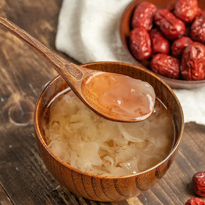 Wholesale Long Handle Non-slip Wooden Spoon Natural Wood Soup Serving Spoon Set