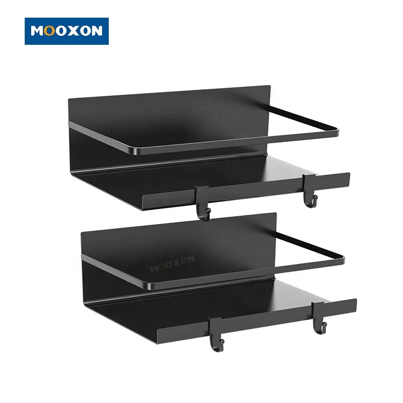 Kitchen Washing Machine Bottle Fridge Magnet Wall Mounted Organizer Hanging Storage Magnetic Shelf Spice Rack For Refrigerator