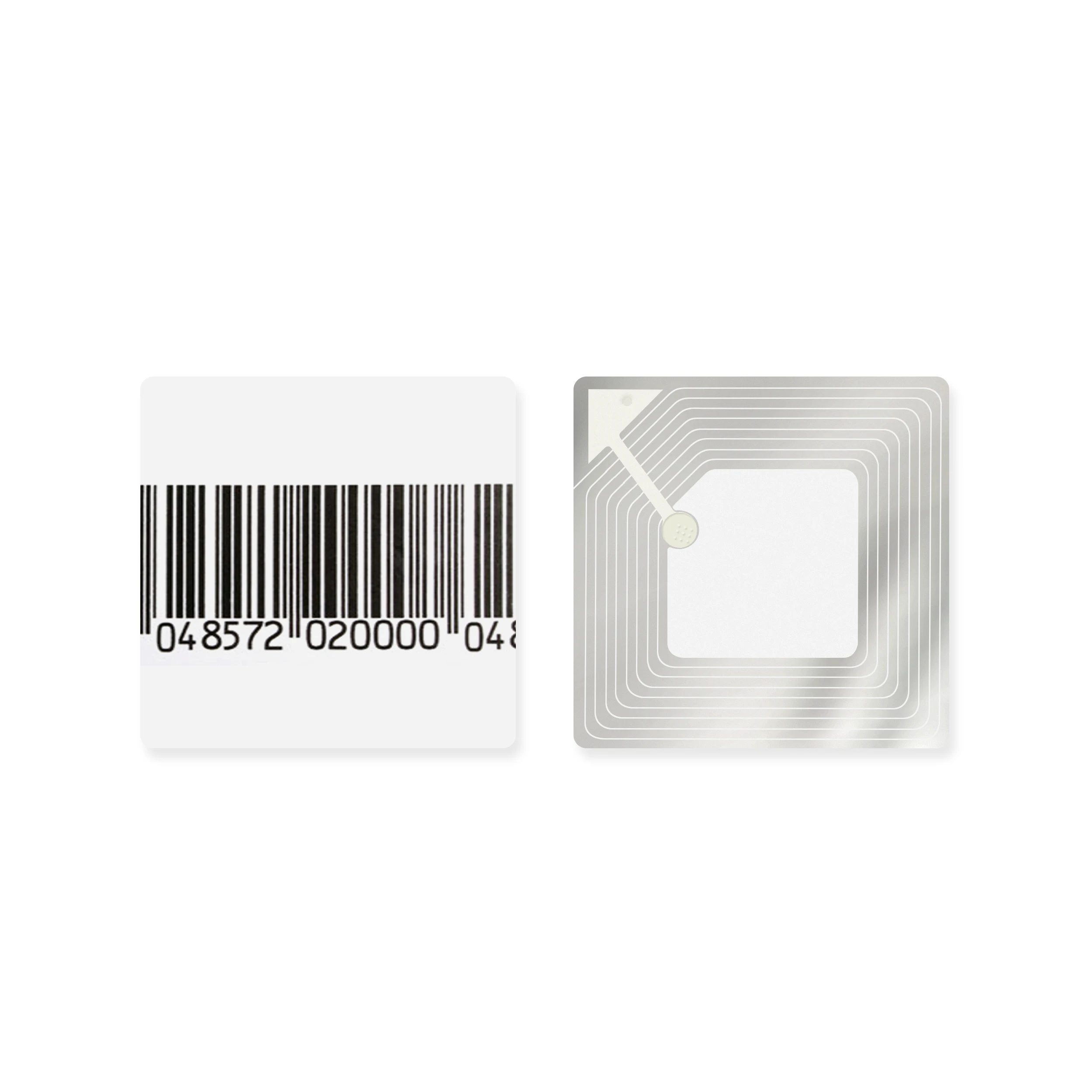 Retail shop 50x50mm alarm security label 8.2mhz eas anti theft label