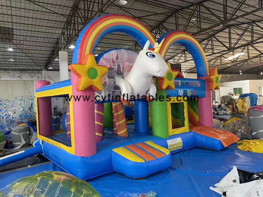 Commercial pvc fun bounce house bouncer slide inflatable castle for kids party jumping castle combo