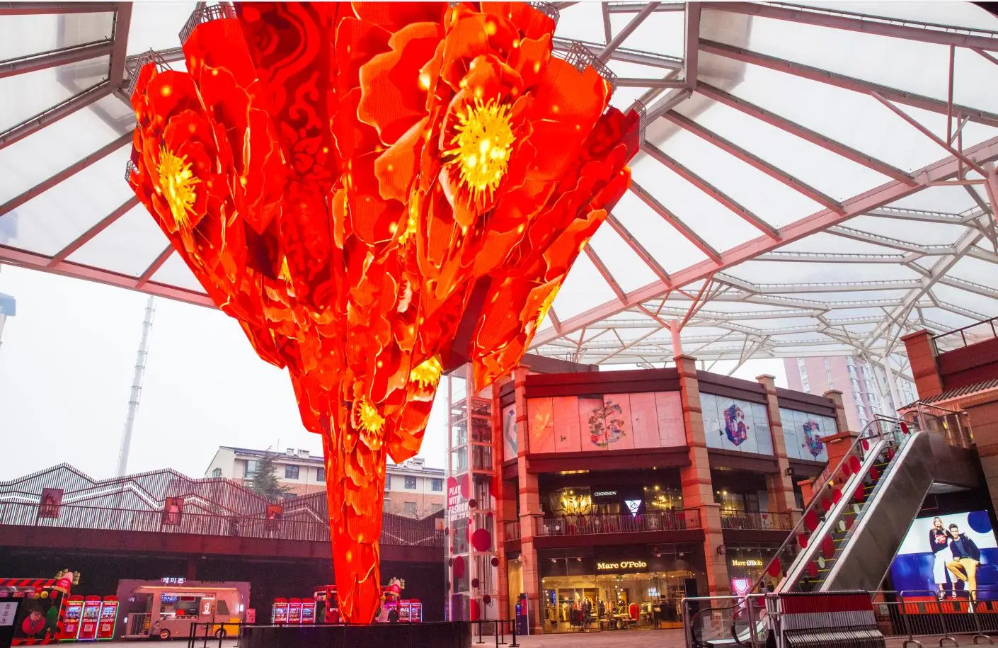 Качество ЭТФЭ пленка здания архитектурная конструкцию крыши