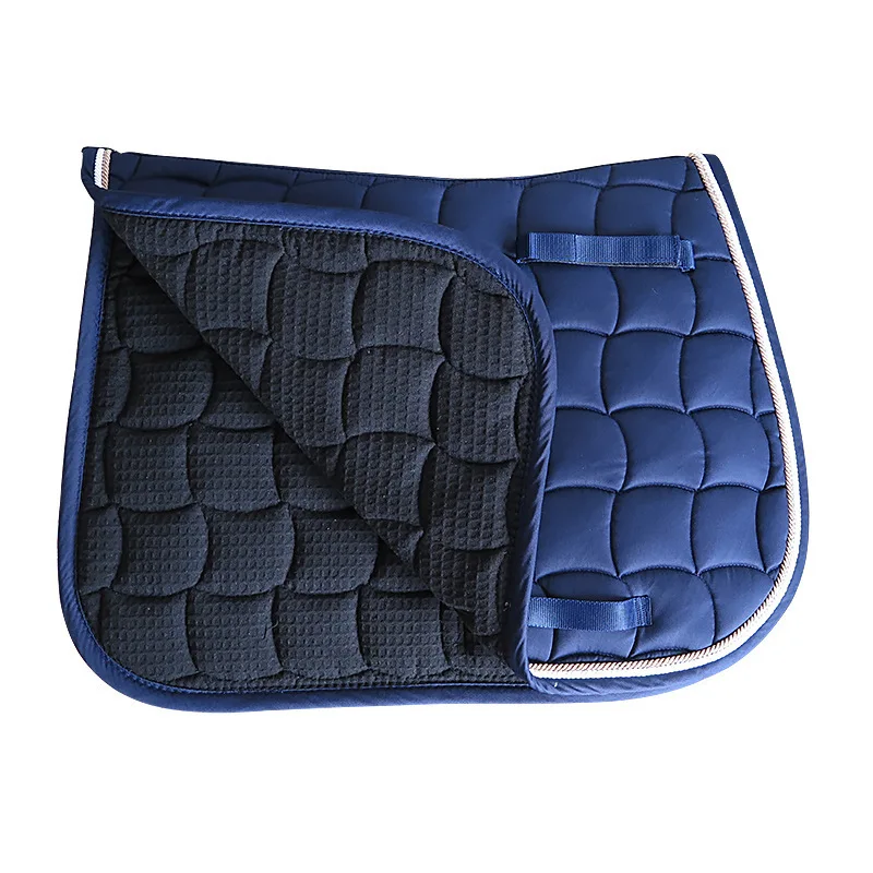 Equestrian Royal Square Quilted Cotton Comfort English horse Saddle Pad All Purpose Diamond Quilted Western  horse Saddle  pad