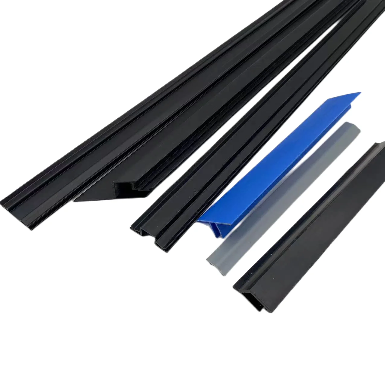 UV-resistant rigid PVC construction profiles Custom  Extrusion plastic U Channel  PVC Plastic extruded Profiles