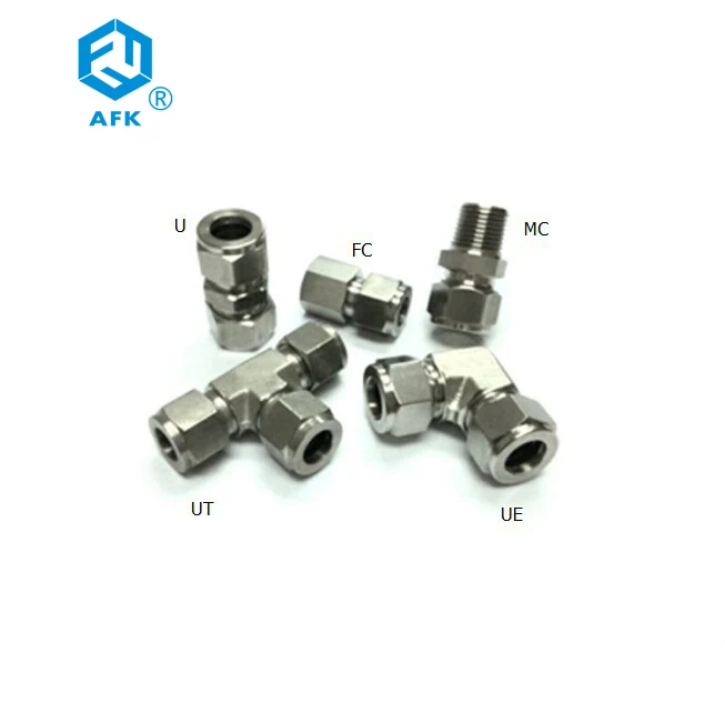 Industrial And Laboratory Gas Stainless Steel Tube Pipe Fittings Manufacturer