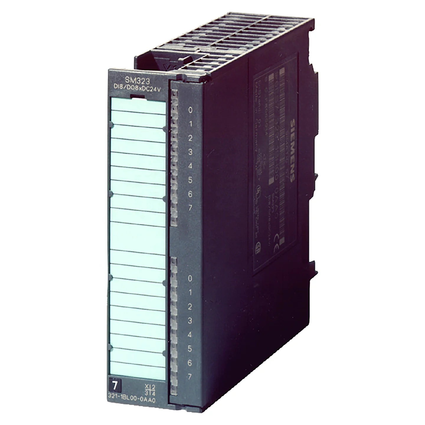 6ES7323-1BH01-0AA0  SIMATIC S7-300, Digital module SM 323, isolated, 8DI and 8DO, 24 V DC, 0.5 A Total current 2A, 1x 20-pole