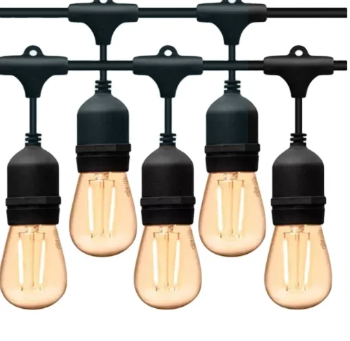 Outdoor weatherproof shatterproof UL ETL certification bulb patio lights LED  string lights