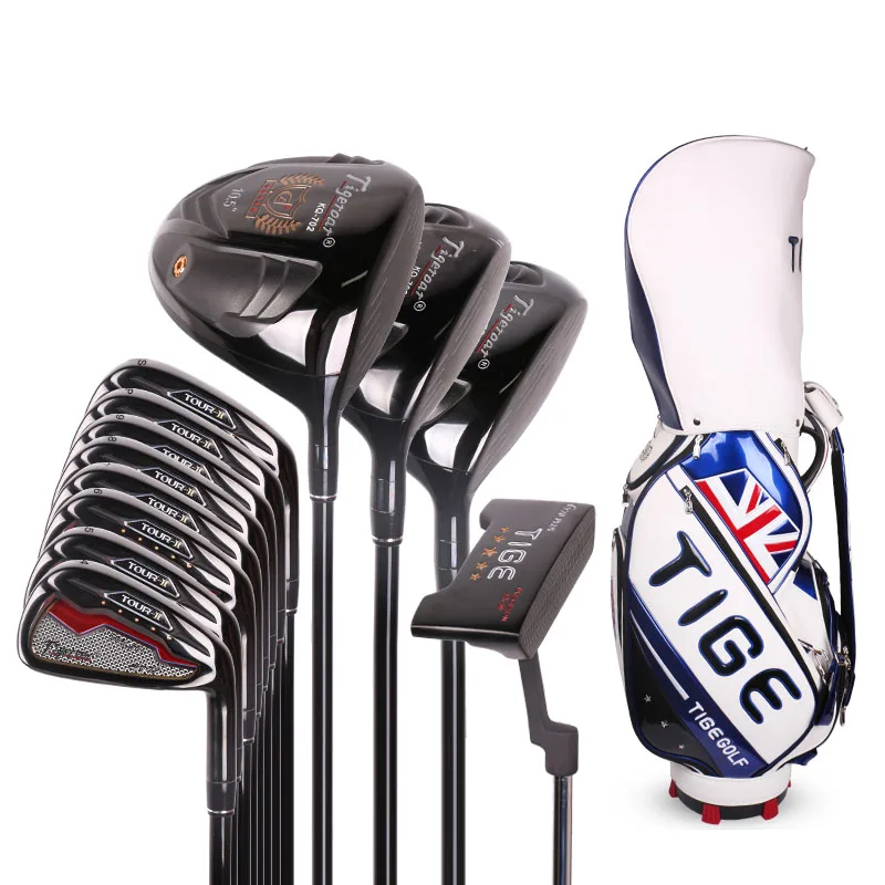 Профессиональная черная сумка для клюшек King-Kong полный комплект гольф-клубов