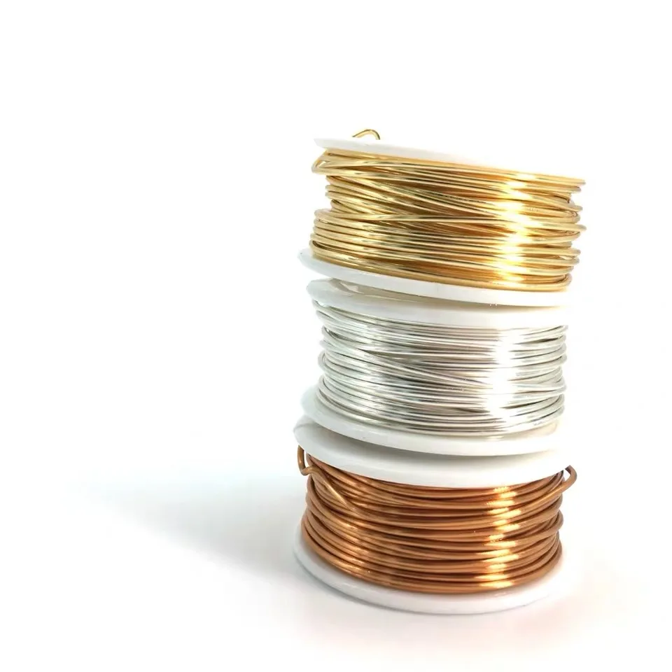 Supply Jewelry 925 Silver Plated Non Tarnish Bead Jewelry Copper Wire For DIY Make Jewelry