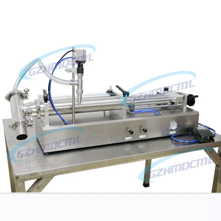 semi auto single head self suck piston filler