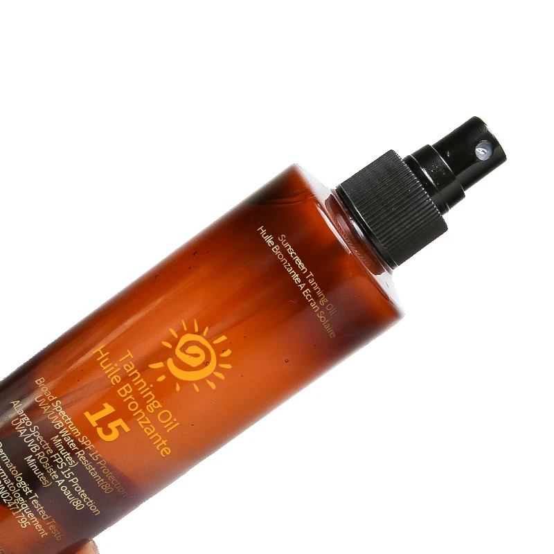 Private label bulk vegan natural self spray solution fake tan tanning oil