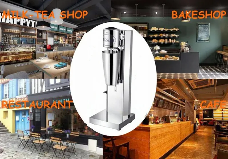 Commercial restaurant multifunctional fast ice crusher milkshake blender high power smoothie blender milkshake machine
