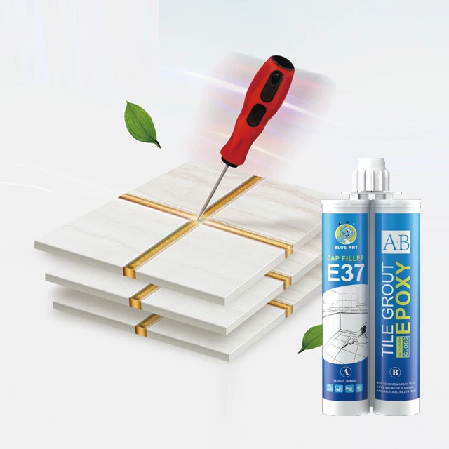 Clear Sintered Stone Tile Gap Seam Filler Joints Epoxy Resin Sealant White Liquid Adhesives for Construction Office Floor