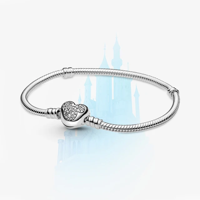 NEW Real 925 Sterling Silver Stitch Bracelet pumpkin car castle snake chain Bracelet Fashion marvel Jewelry Suitable for Women